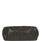 Goyard Goyardine Black Boheme Hobo Bag Palladium Hardware