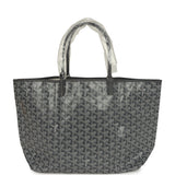 Goyard Goyardine Grey Saint Louis PM Tote Bag Palladium Hardware