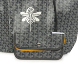 Goyard Goyardine Grey Saint Louis PM Tote Bag Palladium Hardware