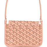 Goyard Plumet Pocket Wallet Pink Goyardine Palladium Hardware