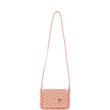 Goyard Plumet Pocket Wallet Pink Goyardine Palladium Hardware