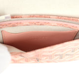 Goyard Plumet Pocket Wallet Pink Goyardine Palladium Hardware