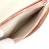 Goyard Plumet Pocket Wallet Pink Goyardine Palladium Hardware