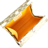 Goyard Goyardine Canvas Khaki Minaudière Trunk Bag Palladium Hardware