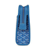 Goyard Goyardine Canvas Sky Blue Jouvence MM Toiletry Bag Palladium Hardware