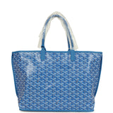 Goyard Anjou PM Sky Blue Goyardine Canvas Palladium Hardware