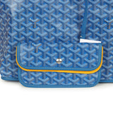Goyard Anjou PM Sky Blue Goyardine Canvas Palladium Hardware