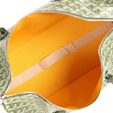 Goyard Boston 50 Bag Khaki Goyardine Canvas & Cervon Calfskin Palladium Hardware