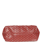 Goyard Goyardine Red Saint Louis GM Tote Bag Palladium Hardware