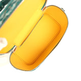 Goyard Goyardine Canvas Green Mini Muse Vanity Bag Palladium Hardware