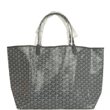 Goyard Goyardine Grey St. Louis GM Tote Bag Palladium Hardware