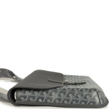 Goyard Coursier Messenger Bag Grey Goyardine Canvas & Chevroches Calfskin Palladium Hardware