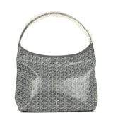 Goyard Goyardine Grey Boheme Hobo Bag Palladium Hardware