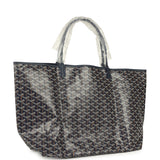Goyard Goyardine Navy Saint Louis GM Tote Bag Palladium Hardware