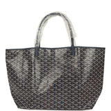 Goyard Goyardine Navy Saint Louis GM Tote Bag Palladium Hardware