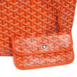 Goyard Goyardine Orange Saint Louis PM Tote Bag Palladium Hardware