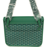 Goyard Coursier Messenger Bag Green Goyardine Canvas & Chevroches Calfskin Palladium Hardware
