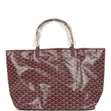 Goyard Goyardine Burgundy Saint Louis GM Tote Bag Palladium Hardware