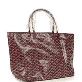 Goyard Goyardine Burgundy Saint Louis GM Tote Bag Palladium Hardware
