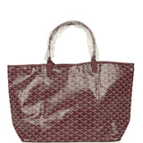 Goyard Goyardine Burgundy Saint Louis GM Tote Bag Palladium Hardware