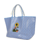 Goyard Goyardine Iris St. Louis GM Tote Bag Palladium Hardware