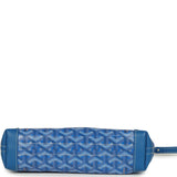 Goyard Goyardine Canvas Sky Blue Conti Pouch Palladium Hardware