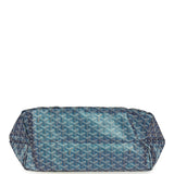 Goyard Goyardine Pearly Blue Saint Louis GM Tote Bag Palladium Hardware