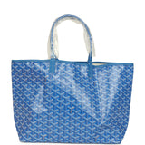 Goyard Goyardine Sky Blue Saint Louis PM Tote Bag Palladium Hardware