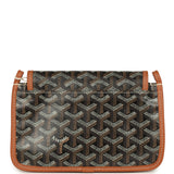 Goyard Goyardine Canvas Black and Tan Ladybug Plumet Pocket Wallet Palladium Hardware