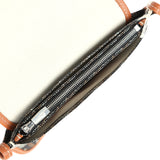 Goyard Goyardine Canvas Black and Tan Ladybug Plumet Pocket Wallet Palladium Hardware