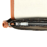 Goyard Goyardine Canvas Black and Tan Ladybug Plumet Pocket Wallet Palladium Hardware