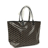 Goyard Goyardine Black Saint Louis PM Tote Bag Palladium Hardware