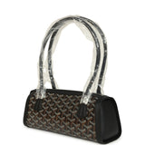 Goyard Goyardine Canvas Bonbonnière Bag Black Chevroches Calfskin Palladium Hardware