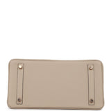 Hermes Birkin 30 Gris Tourterelle Togo Rose Gold Hardware