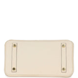 Hermes Birkin 25 Nata Ostrich Gold Hardware