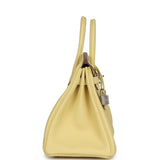 Hermes Birkin 25 Jaune Poussin Togo Palladium Hardware