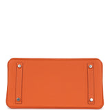 Hermes Birkin 30 Orange Togo Palladium Hardware