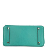 Pre-owned Hermes Birkin 30 Vert Verone Ostrich Gold Hardware