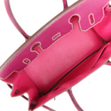 Pre-owned Hermes Birkin 30 Tosca Candy Epsom Palladium Hardware