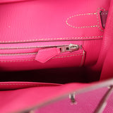 Pre-owned Hermes Birkin 30 Tosca Candy Epsom Palladium Hardware