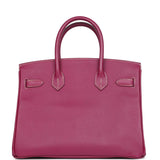 Pre-owned Hermes Birkin 30 Tosca Candy Epsom Palladium Hardware