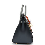 Hermes "Rainy Days" Sac Faubourg Birkin 20 Gris Misty Matte Alligator Permabrass Hardware