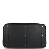 Pre-owned Hermes HAC Birkin 50 Black Togo Palladium Hardware