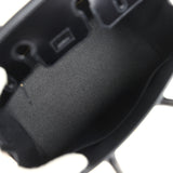 Hermes Birkin Sellier 25 Black Box Gold Hardware