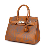 Hermes Birkin Sellier 30 "Zouaves Et Dragons" Naturel Sable Butler Palladium Hardware
