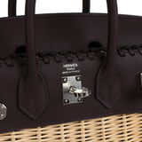 Hermes Picnic Birkin 25 Rouge Sellier Swift Palladium Hardware