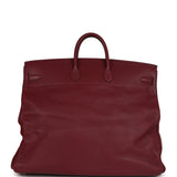 Vintage Hermes Birkin HAC 50 Rouge H Fjord Palladium Hardware