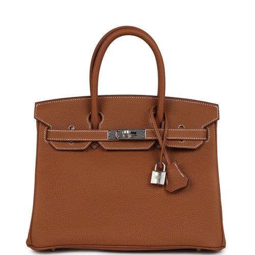 Hermes Birkin 30 Gold Togo Palladium Hardware
