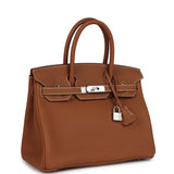 Hermes Birkin 30 Gold Togo Palladium Hardware