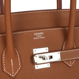 Hermes Birkin 35 Gold Togo Palladium Hardware